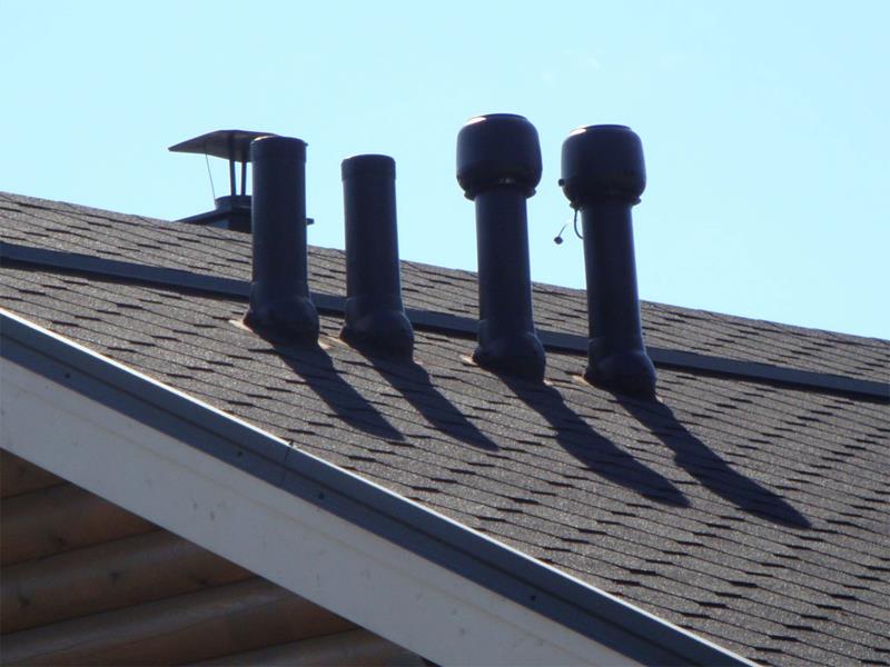 Устройство вентиляции на крыше своего дома